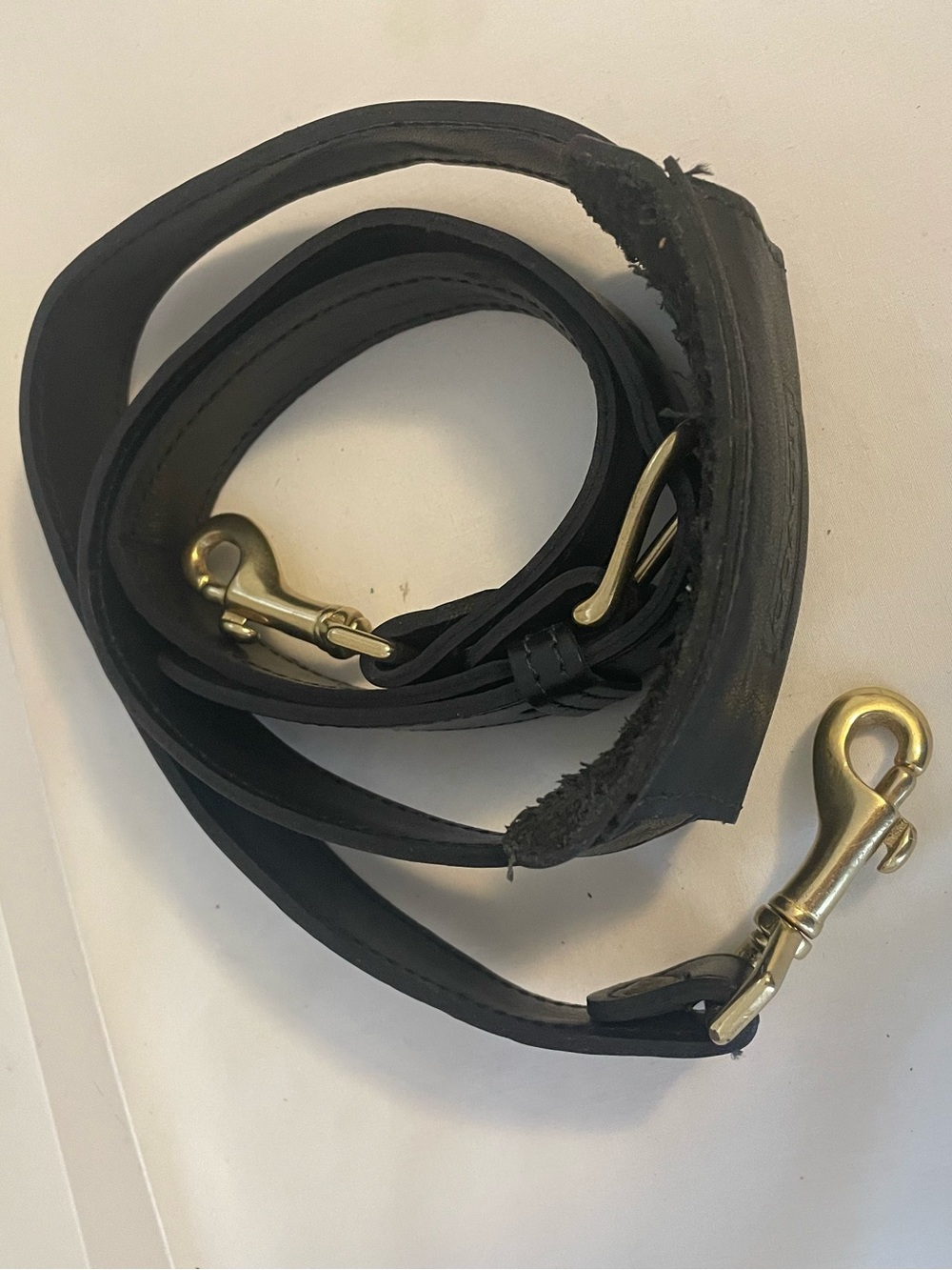 Coach Black Leather Purse Strap Only
